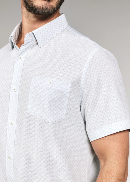 Ryker Shirt in Blue & White | 7Diamonds