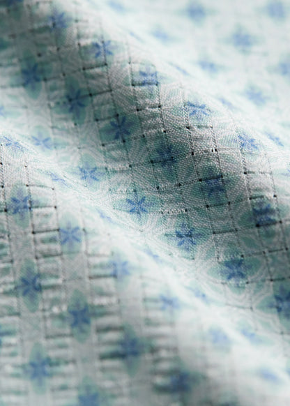 Orion Shirt in Seafoam Print | 7Diamonds