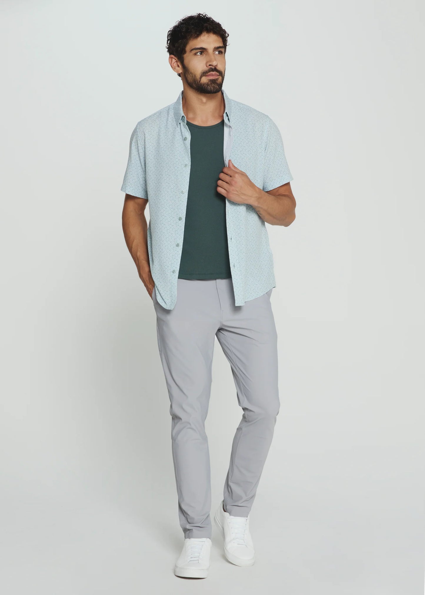 Jace Shirt in Aloe | 7Diamonds
