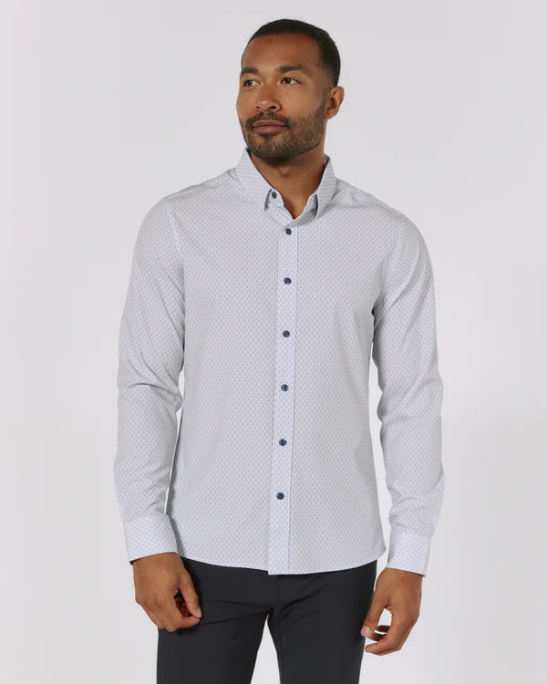 Welles Long Sleeve Shirt in Grey