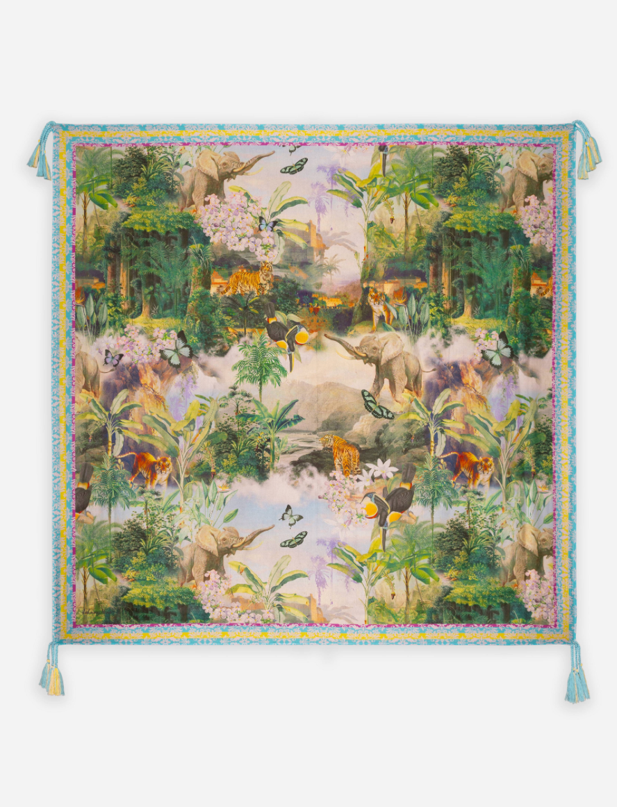 Rawi Square Silk Scarf