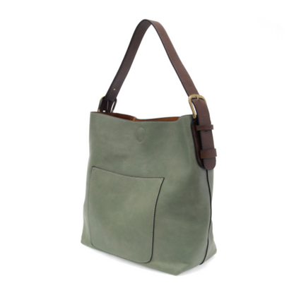 Hobo Handle Handbag in Dusty Sage