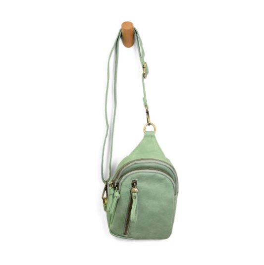 Skyler Sling Bag in Wispy Green