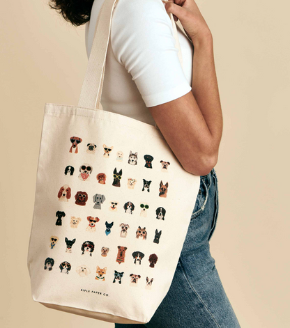 Dog Days Canvas Tote Bag