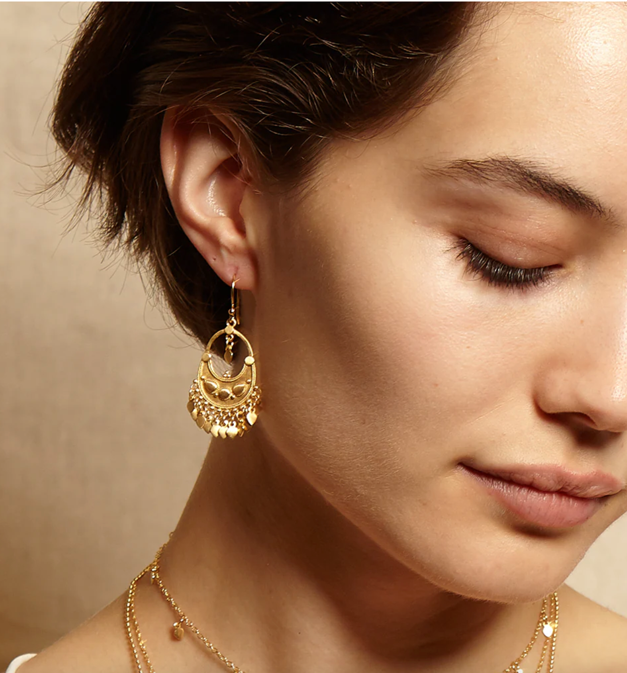 Gold Chandelier Earrings | Satya