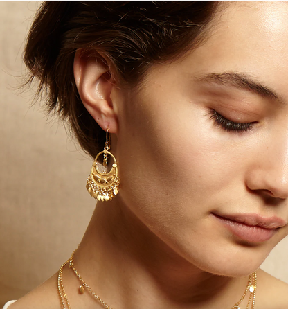 Gold Chandelier Earrings | Satya