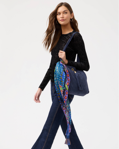 Thalassa Square Silk Scarf | Johnny Was