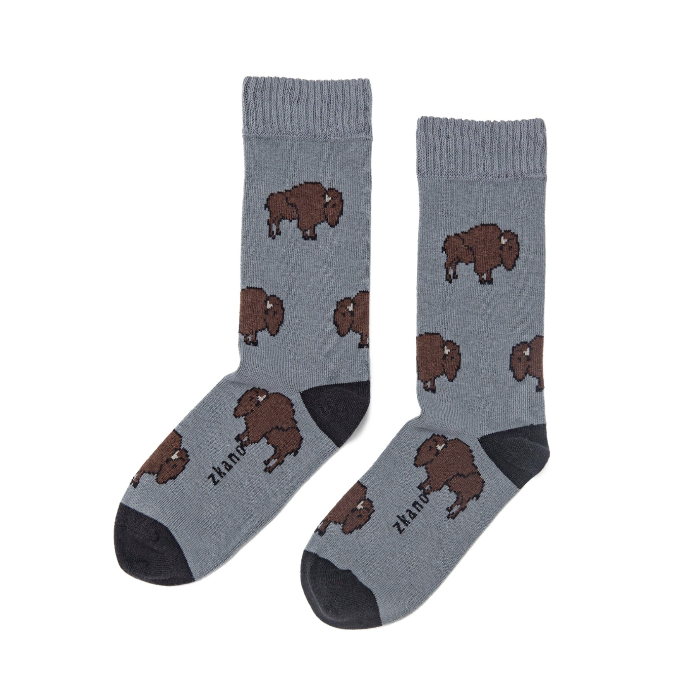 Buffalo Crew Socks in Graphite