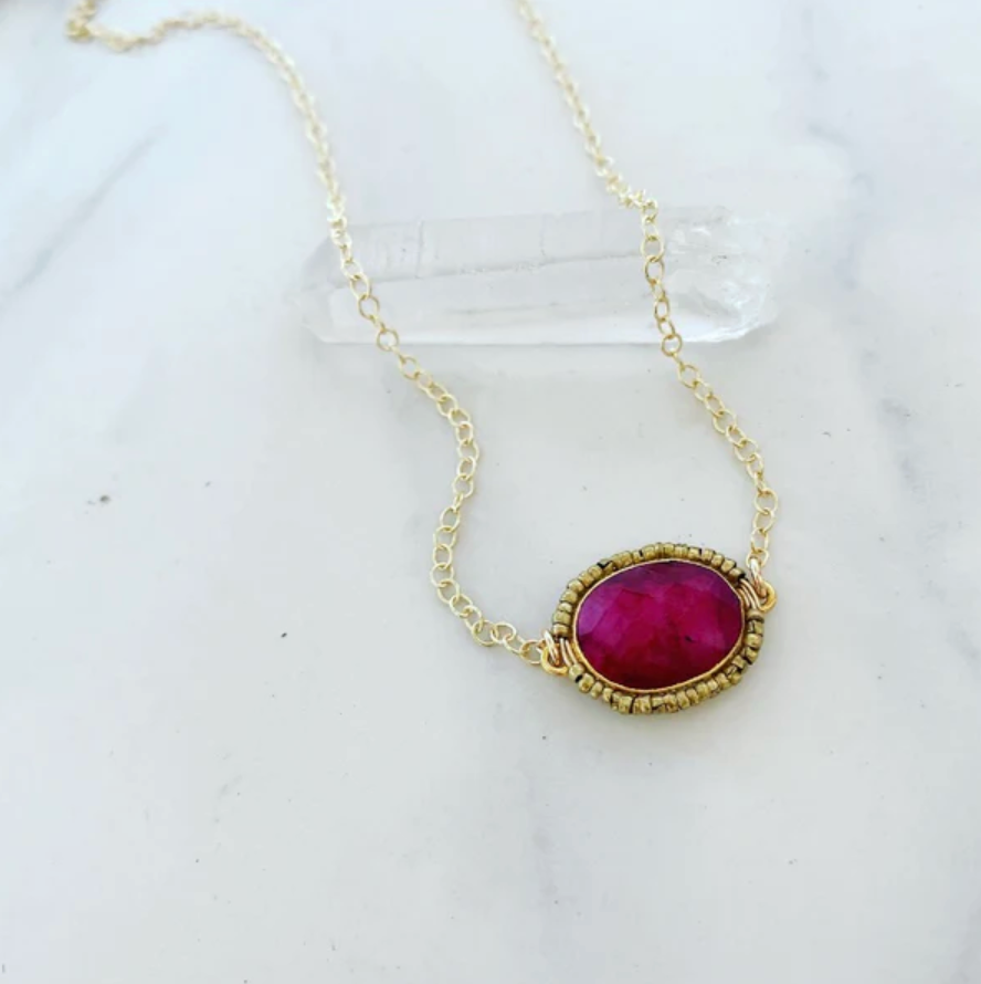 Mona Ruby Necklace | Navone