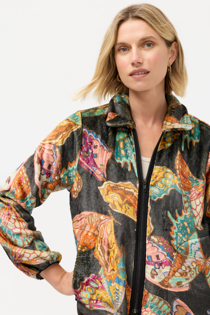 Esther Cozy Zip Jacket | Johnny Was