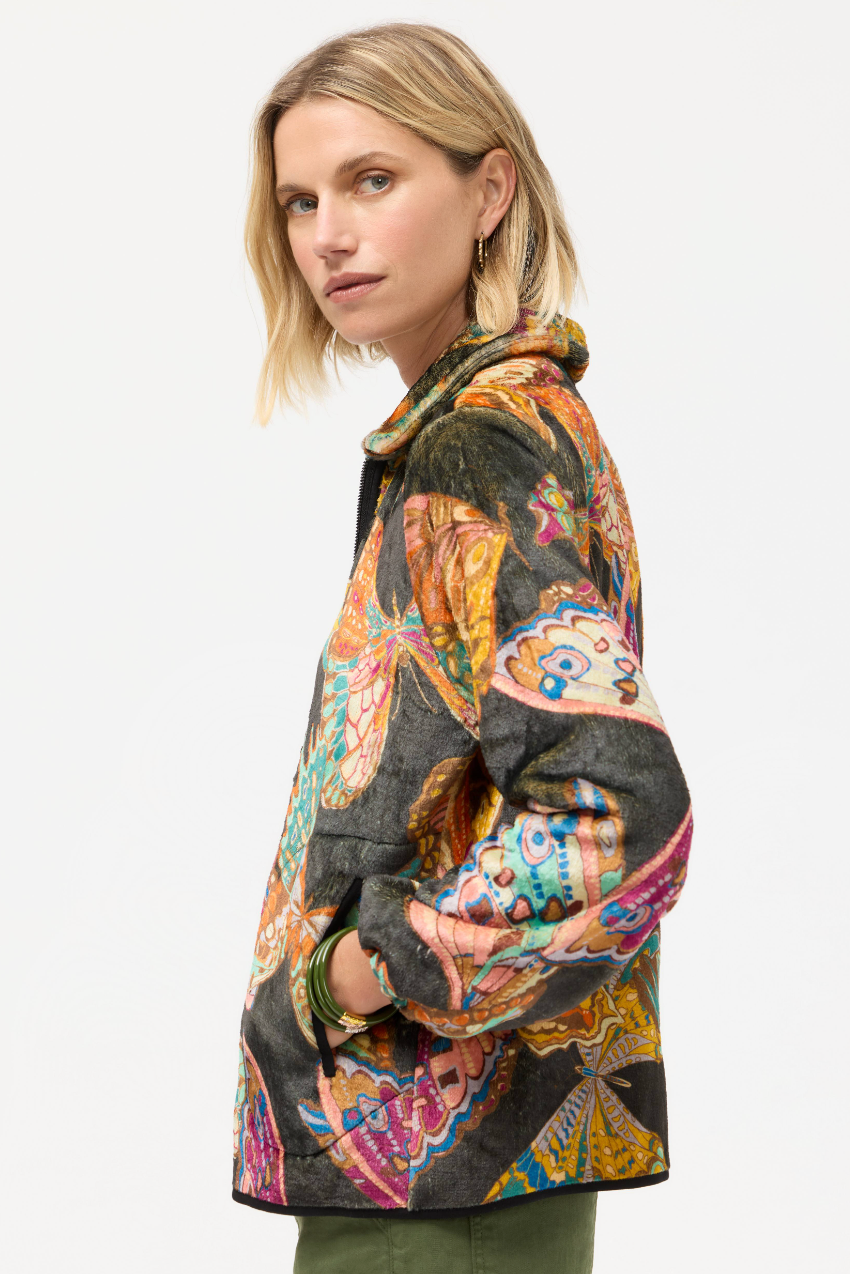 Esther Cozy Zip Jacket | Johnny Was