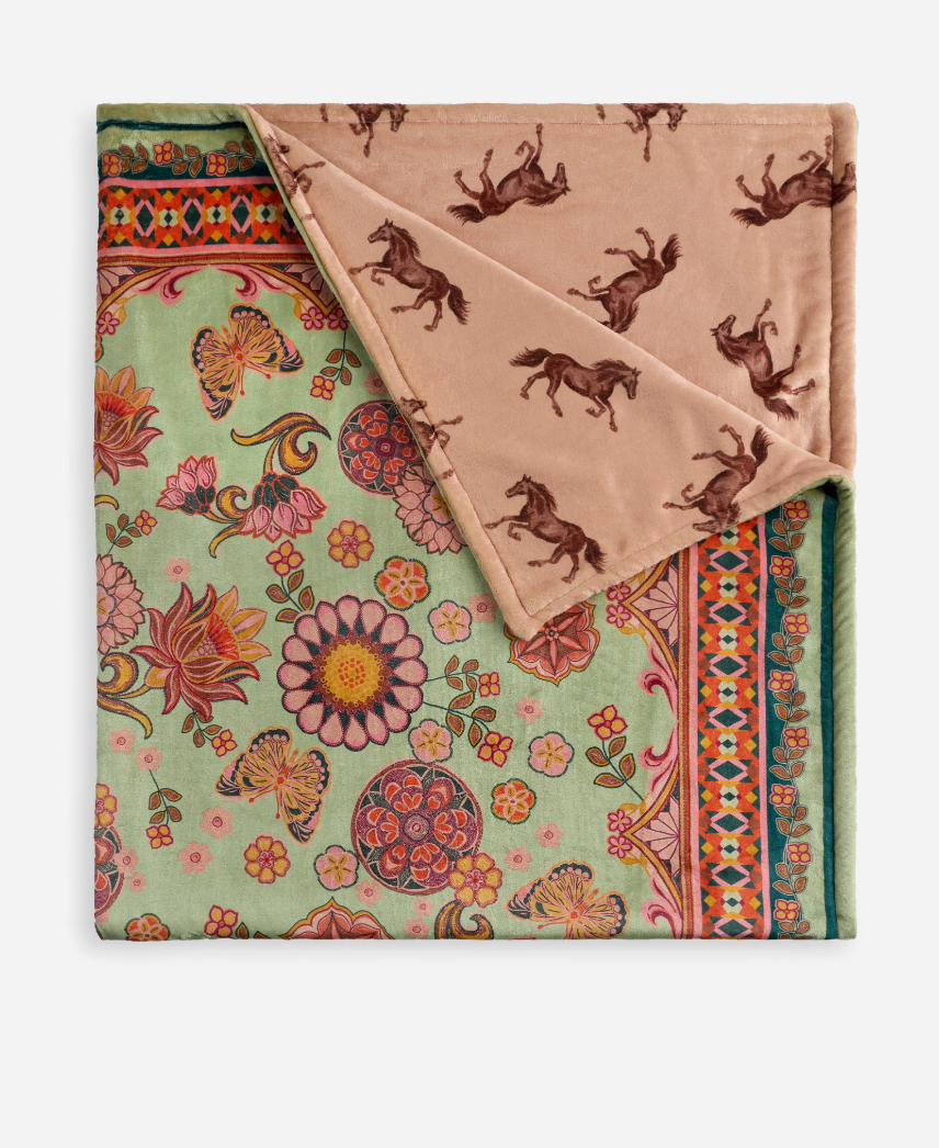 Cozy Blanket in Endora Print | Johnny Was