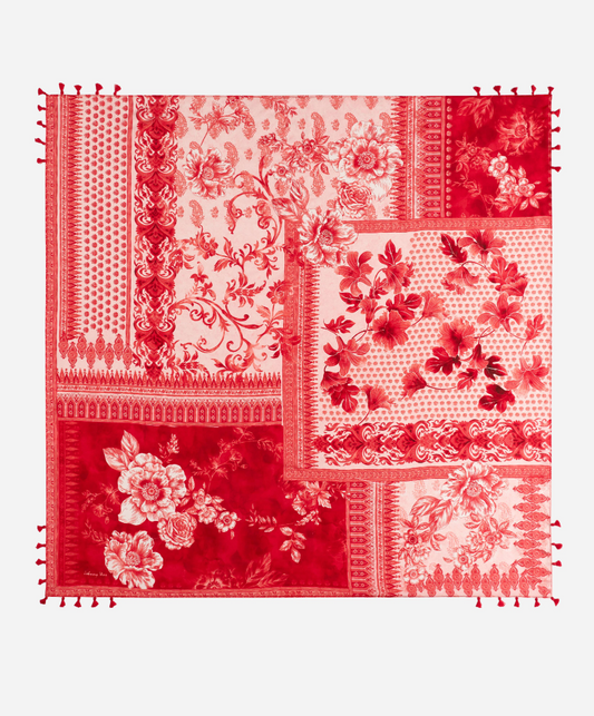 Diantha Square Silk Scarf | Johnny Was