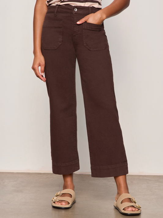 Marine Crop Jean in Rich Soil | Sanctuary