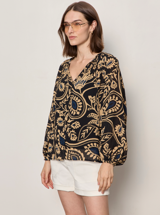 Relaxed Blouse in Shapeshift Print | Sanctuary