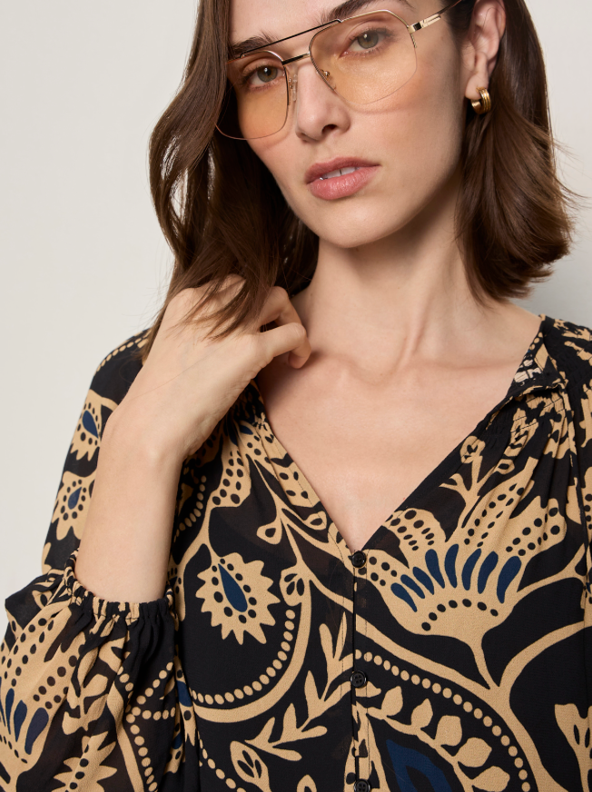 Relaxed Blouse in Shapeshift Print | Sanctuary