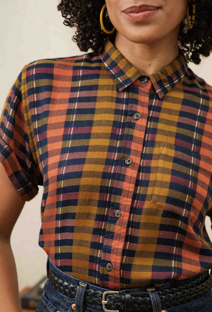 Bea Shirt in Alpenglow Stripe | Bridge & Burn