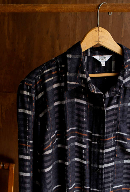 Haley Shirt in Nightfall Stripe | Bridge & Burn