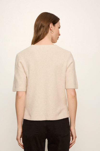 Sweater Tee in Heathered Bone | Sanctuary