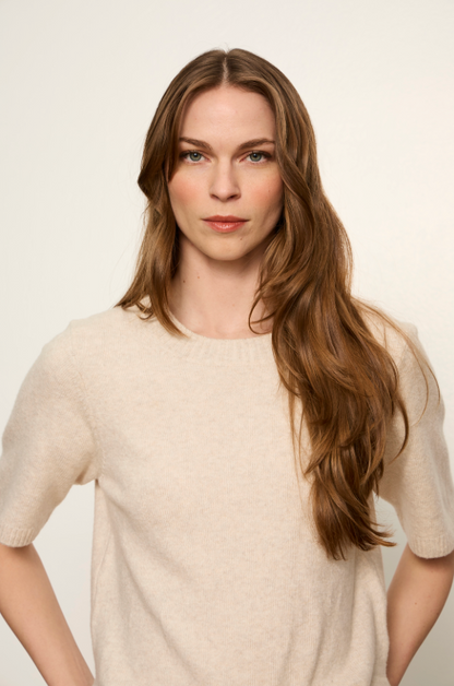 Sweater Tee in Heathered Bone | Sanctuary
