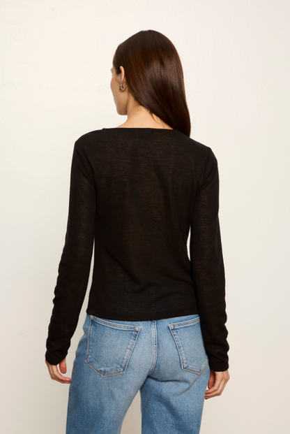 Suki Twist Top in Black | Sanctuary