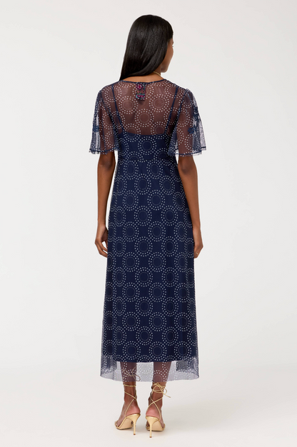 Bronson Mesh Midi Dress | Johnny Was