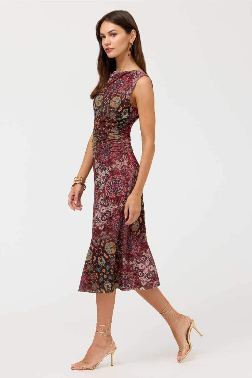 Leyla Mesh Midi Dress | Johnny Was