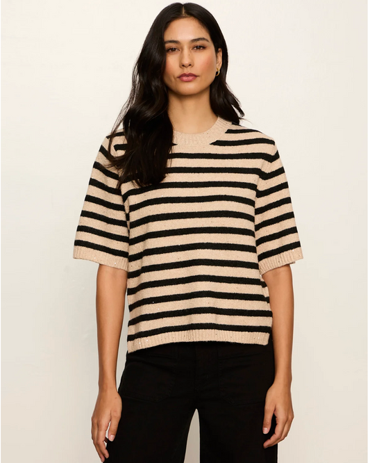 Perfect Sequin Sweater Tee in Hazelnut | Sanctuary