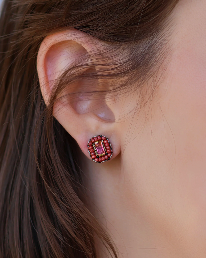 Mulled Wine Post Earrings | Ayalabar