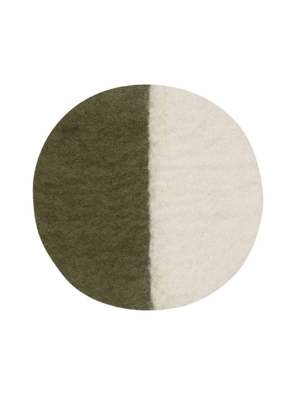 Olive Felted Wool Trivet