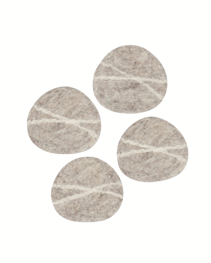 Striato Felt Wool Coasters