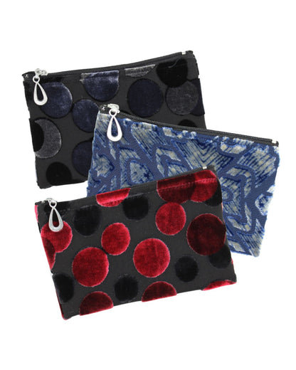 Assorted Burnout Velvet Coin Purse