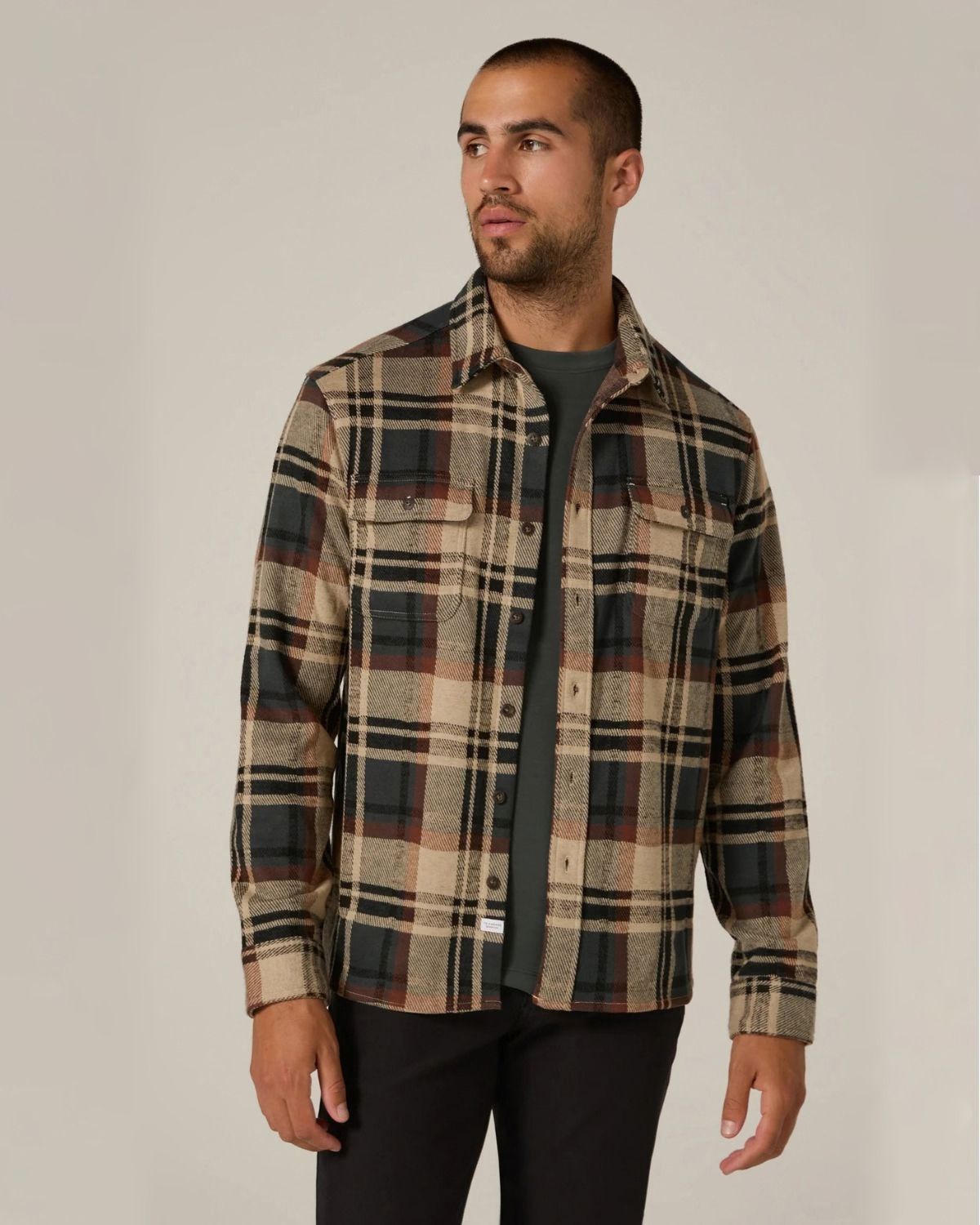 Generation Long Sleeve Shirt in Petrol Navy