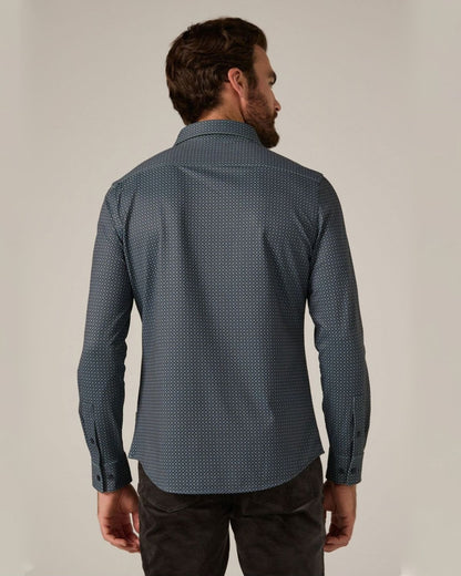Warren Long Sleeve Shirt in Olive | 7Diamonds