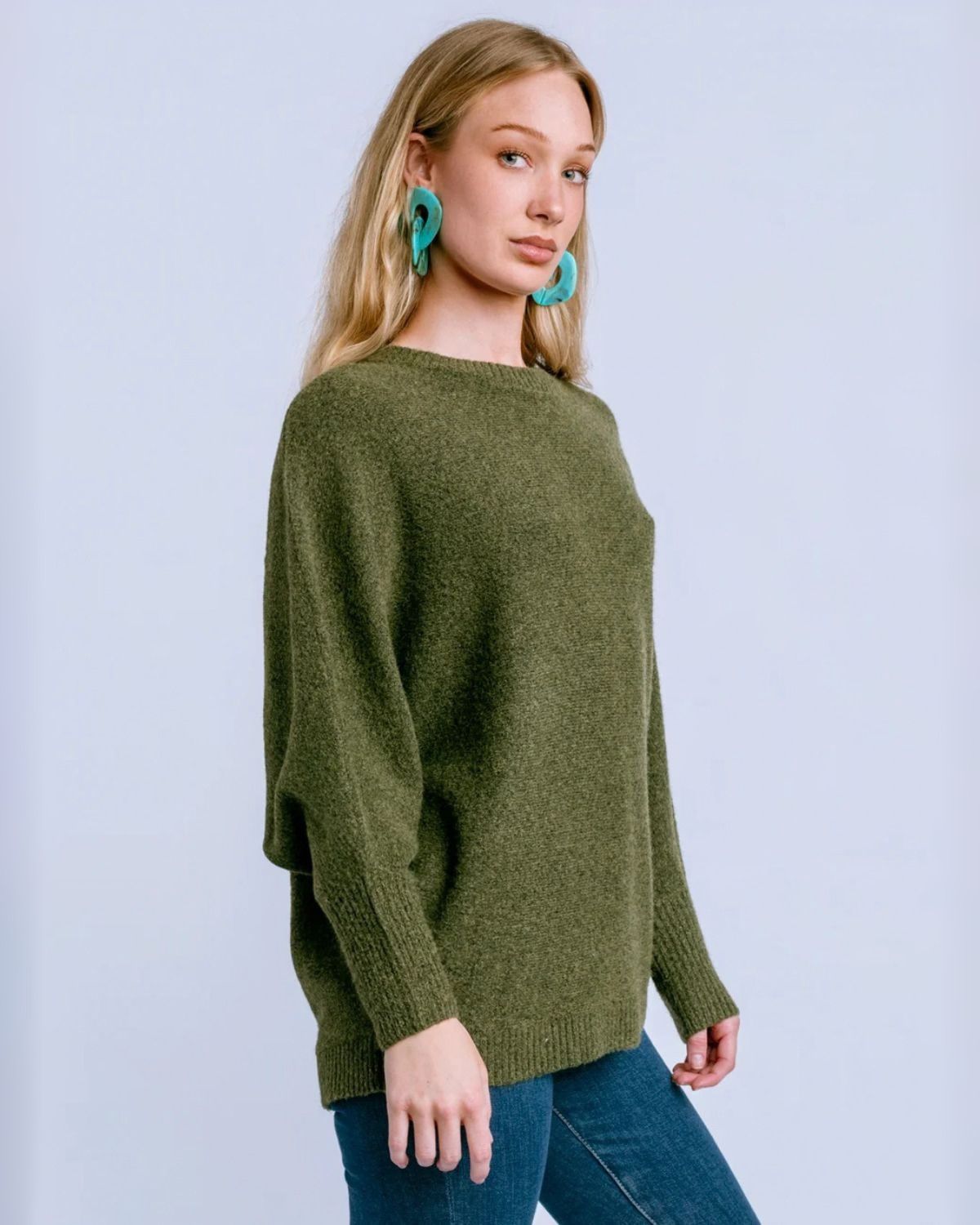 Moon Sweater in Olive Jade | Kerisma