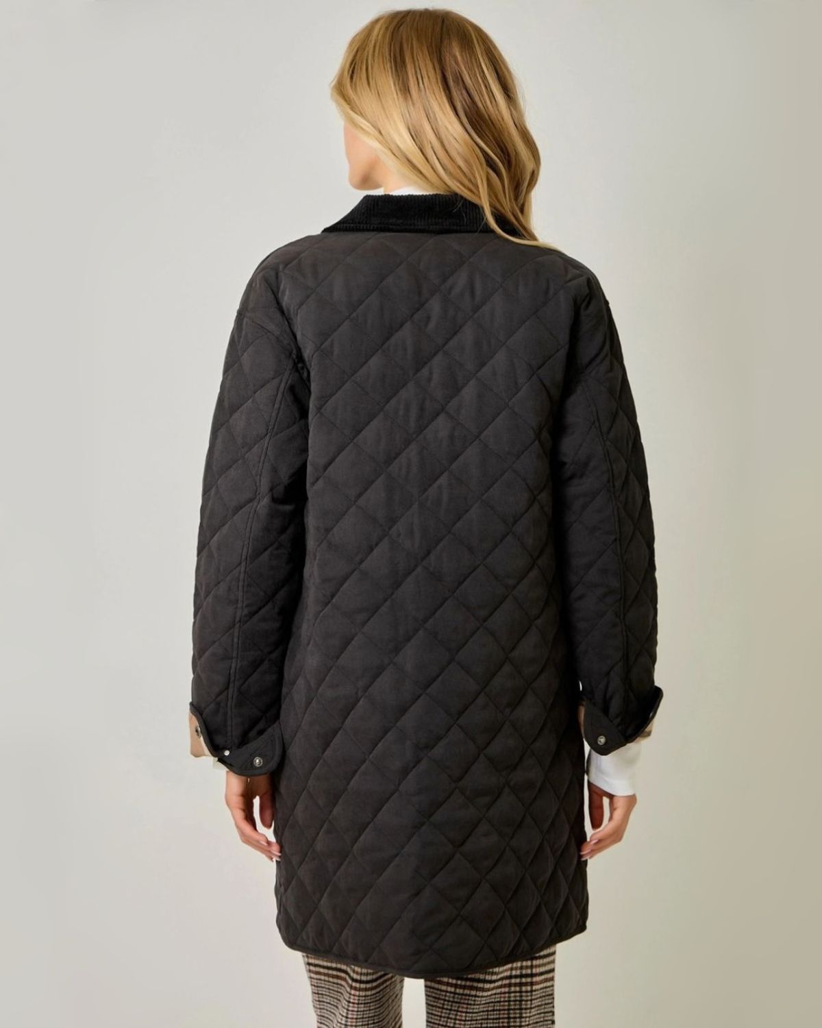 Quilted Jacket in Black