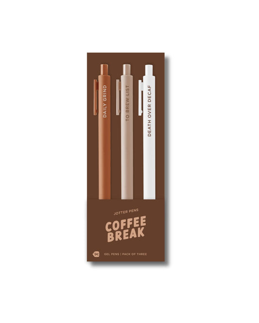 Coffee Break Jotter Pen Pack