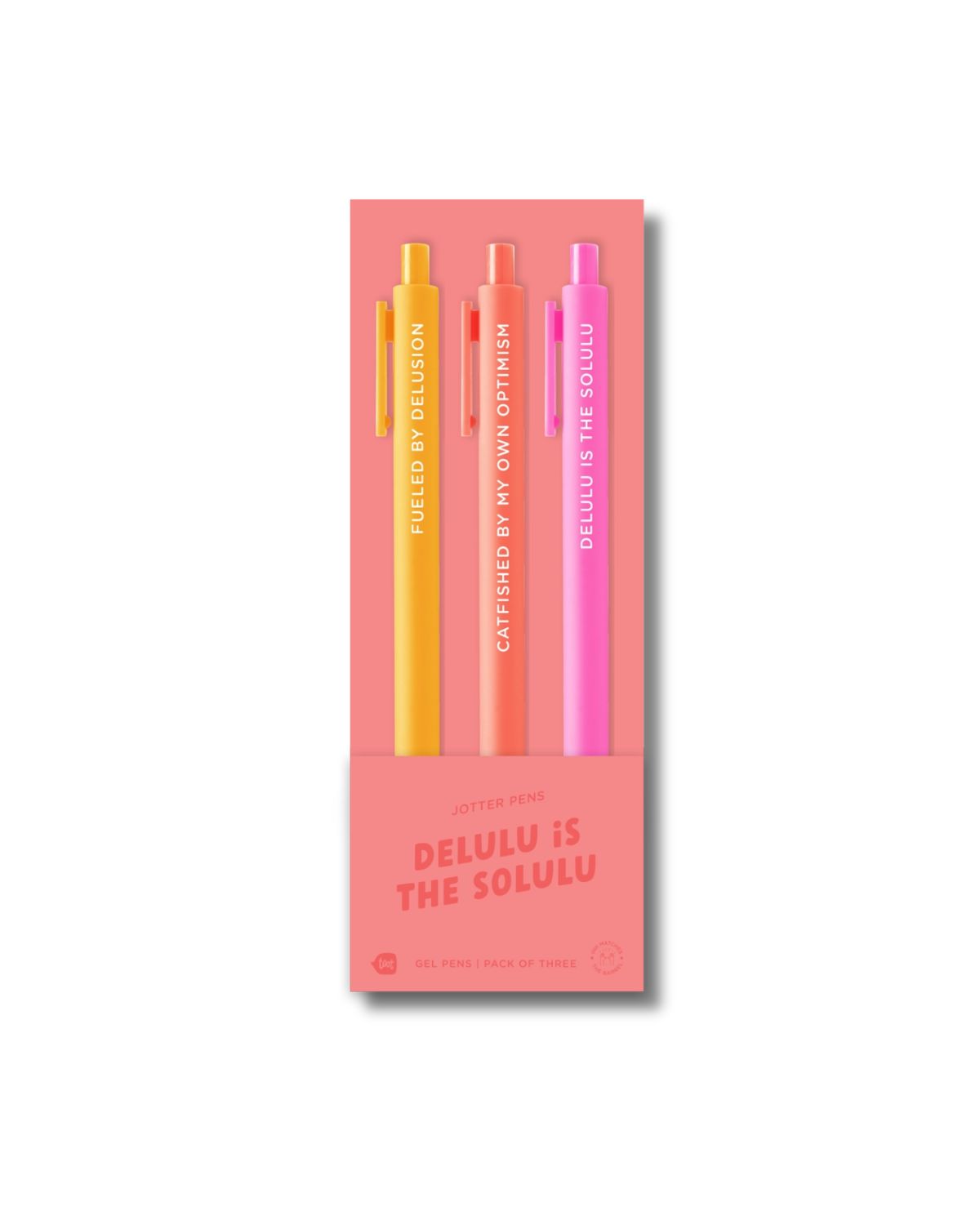 Delulu is The Solulu Jotter Pen Pack