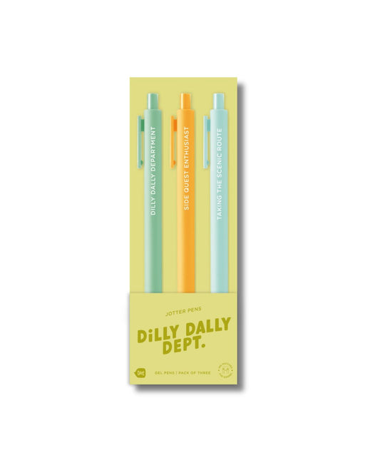 Dilly Dally Dept. Jotter Pen Pack