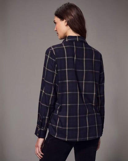 Bowie Plaid Shirt in Inkwell | Sanctuary