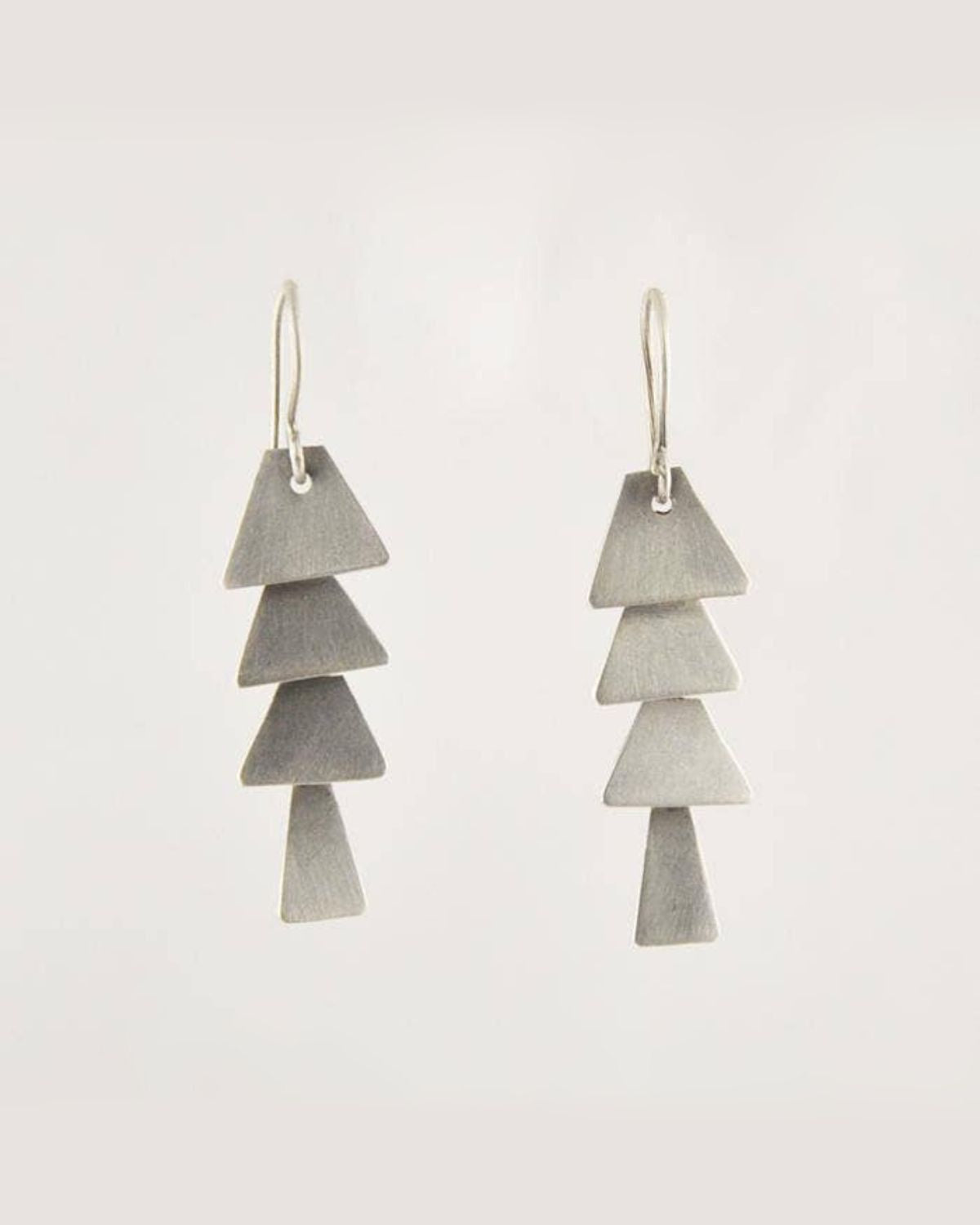 Silver Pagoda Cascade Earrings | Jane Diaz