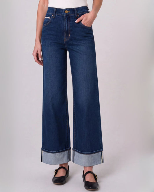 Morgan Cuffed Wide Leg in Cosmic Dust | Liverpool