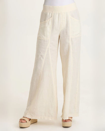 Elaine Wide Leg in Almond | XCVI