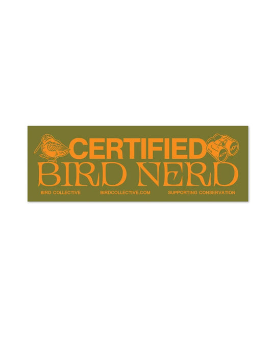 Bird Nerd Bumper Sticker