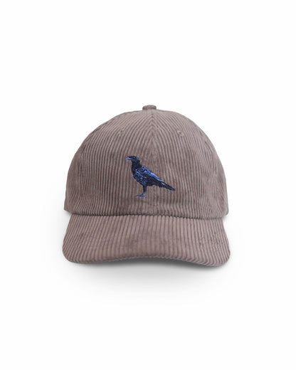 Common Raven Corduroy Hat in Mushroom