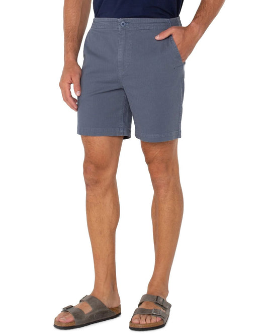 Drawstring Shorts in Indigo | Liverpool