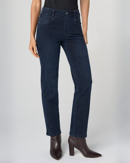 Gia Glider Slim Jean in Raven Wing | Liverpool