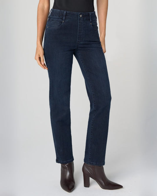 Gia Glider Slim Jean in Raven Wing | Liverpool