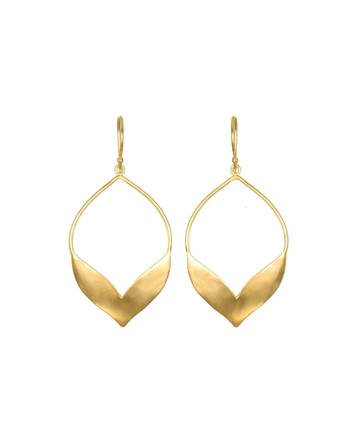 Fluttering Petals Gold Earrings | Satya