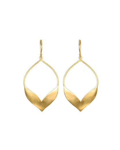 Fluttering Petals Gold Earrings | Satya
